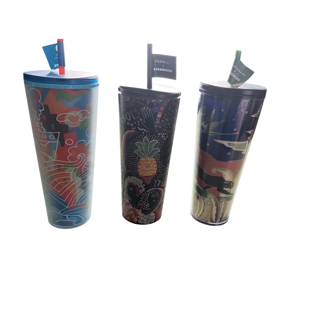 Starbucks Artist Series Tumbler Bundle Farm Rio‎ Misha Tyutyunik Mike Willcox